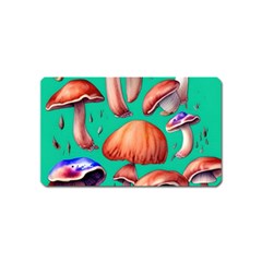 Mushroom Forest Magnet (name Card) by GardenOfOphir