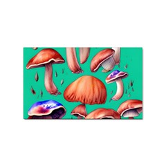 Mushroom Forest Sticker Rectangular (10 Pack)