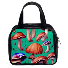 Mushroom Forest Classic Handbag (two Sides) by GardenOfOphir