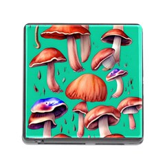 Mushroom Forest Memory Card Reader (square 5 Slot) by GardenOfOphir