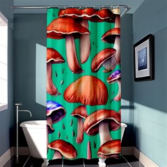 Mushroom Forest Shower Curtain 36  X 72  (stall)  by GardenOfOphir