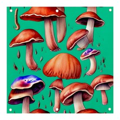 Mushroom Forest Banner And Sign 3  X 3  by GardenOfOphir