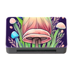 Tiny Forest Mushrooms Memory Card Reader With Cf by GardenOfOphir