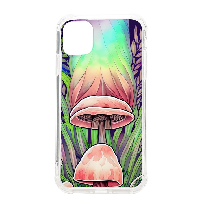 Tiny Forest Mushrooms iPhone 11 TPU UV Print Case