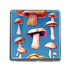 Cozy Forest Mushrooms Memory Card Reader (square 5 Slot) by GardenOfOphir