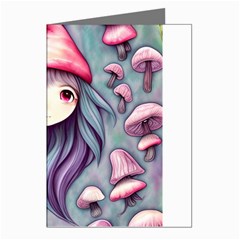 Witchy Mushroom Forest Greeting Cards (pkg Of 8) by GardenOfOphir