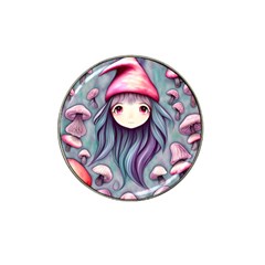 Witchy Mushroom Forest Hat Clip Ball Marker by GardenOfOphir