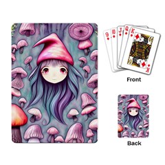 Witchy Mushroom Forest Playing Cards Single Design (rectangle) by GardenOfOphir