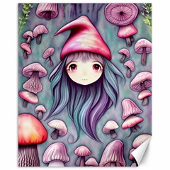 Witchy Mushroom Forest Canvas 16  X 20  by GardenOfOphir