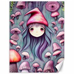 Witchy Mushroom Forest Canvas 18  X 24  by GardenOfOphir