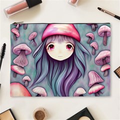 Witchy Mushroom Forest Cosmetic Bag (xl) by GardenOfOphir