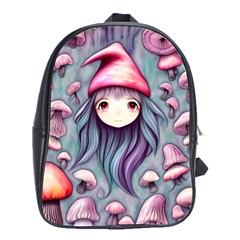 Witchy Mushroom Forest School Bag (large) by GardenOfOphir