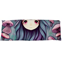 Witchy Mushroom Forest Body Pillow Case (dakimakura) by GardenOfOphir