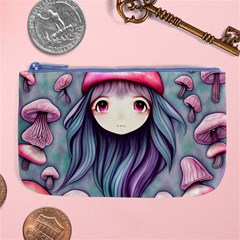 Witchy Mushroom Forest Large Coin Purse by GardenOfOphir