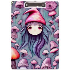 Witchy Mushroom Forest A4 Acrylic Clipboard by GardenOfOphir