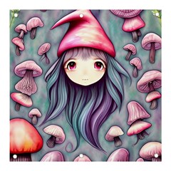 Witchy Mushroom Forest Banner And Sign 3  X 3  by GardenOfOphir