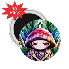 Fantasy Mushroom Forest 2 25  Magnets (10 Pack)  by GardenOfOphir