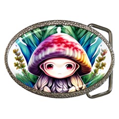 Fantasy Mushroom Forest Belt Buckles by GardenOfOphir