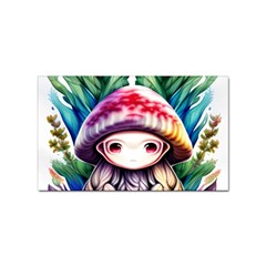 Fantasy Mushroom Forest Sticker (rectangular) by GardenOfOphir