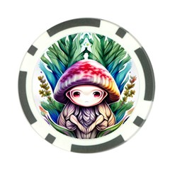 Fantasy Mushroom Forest Poker Chip Card Guard (10 Pack) by GardenOfOphir