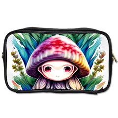 Fantasy Mushroom Forest Toiletries Bag (one Side) by GardenOfOphir