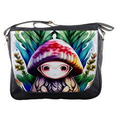 Fantasy Mushroom Forest Messenger Bag by GardenOfOphir