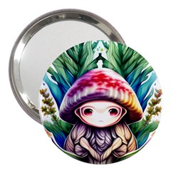 Fantasy Mushroom Forest 3  Handbag Mirrors by GardenOfOphir