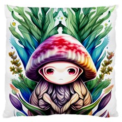 Fantasy Mushroom Forest Standard Premium Plush Fleece Cushion Case (one Side) by GardenOfOphir