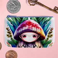 Fantasy Mushroom Forest Large Coin Purse by GardenOfOphir