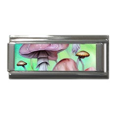 Historical Mushroom Forest Superlink Italian Charm (9mm)