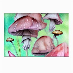 Historical Mushroom Forest Postcard 4 x 6  (pkg Of 10) by GardenOfOphir