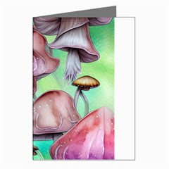 Historical Mushroom Forest Greeting Cards (pkg Of 8) by GardenOfOphir