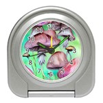 Historical Mushroom Forest Travel Alarm Clock Front