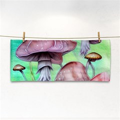 Historical Mushroom Forest Hand Towel by GardenOfOphir