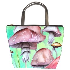 Historical Mushroom Forest Bucket Bag by GardenOfOphir