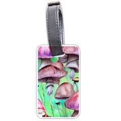 Historical Mushroom Forest Luggage Tag (one Side) by GardenOfOphir