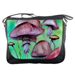 Historical Mushroom Forest Messenger Bag by GardenOfOphir