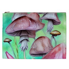 Historical Mushroom Forest Cosmetic Bag (xxl) by GardenOfOphir