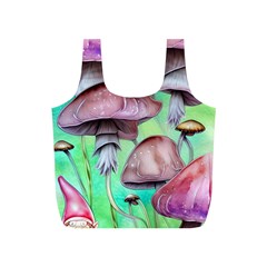 Historical Mushroom Forest Full Print Recycle Bag (s) by GardenOfOphir