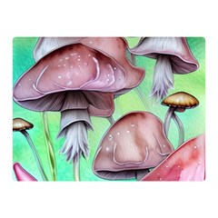 Historical Mushroom Forest Premium Plush Fleece Blanket (mini) by GardenOfOphir