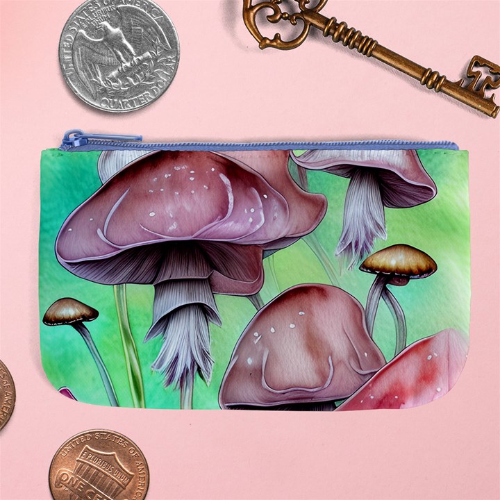 Historical Mushroom Forest Large Coin Purse