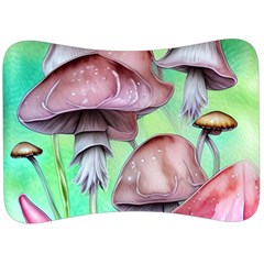 Historical Mushroom Forest Velour Seat Head Rest Cushion by GardenOfOphir