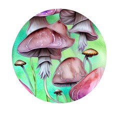 Historical Mushroom Forest Mini Round Pill Box (pack Of 5) by GardenOfOphir