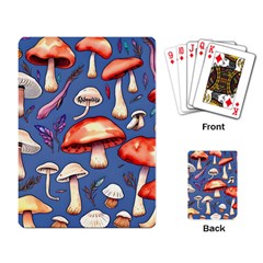 Nature s Own Wooden Mushroom Playing Cards Single Design (rectangle) by GardenOfOphir