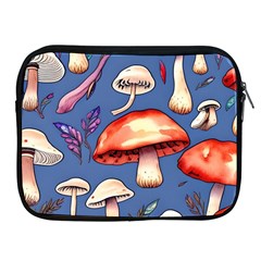 Nature s Own Wooden Mushroom Apple Ipad 2/3/4 Zipper Cases by GardenOfOphir