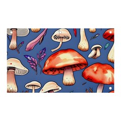 Nature s Own Wooden Mushroom Banner And Sign 5  X 3  by GardenOfOphir