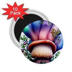 Forestcore Mushroom 2 25  Magnets (10 Pack)  by GardenOfOphir