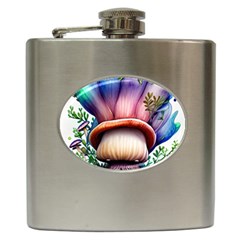 Forestcore Mushroom Hip Flask (6 Oz) by GardenOfOphir