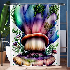 Forestcore Mushroom Shower Curtain 60  X 72  (medium)  by GardenOfOphir