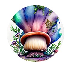 Forestcore Mushroom Mini Round Pill Box by GardenOfOphir